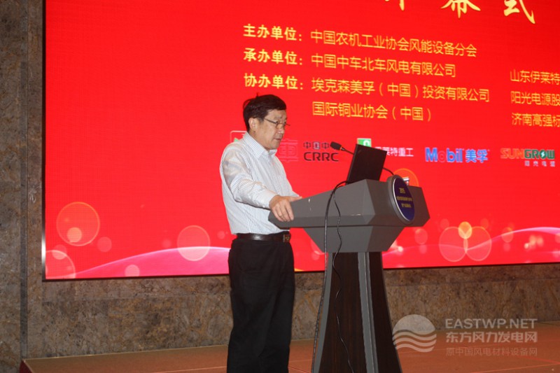 中國農(nóng)機工業(yè)協(xié)會風能設(shè)備分會理事長楊校生